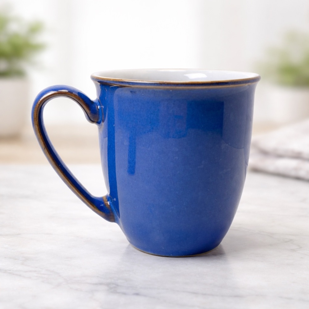 Denby Imperial Blue Stoneware Mug | Made in England